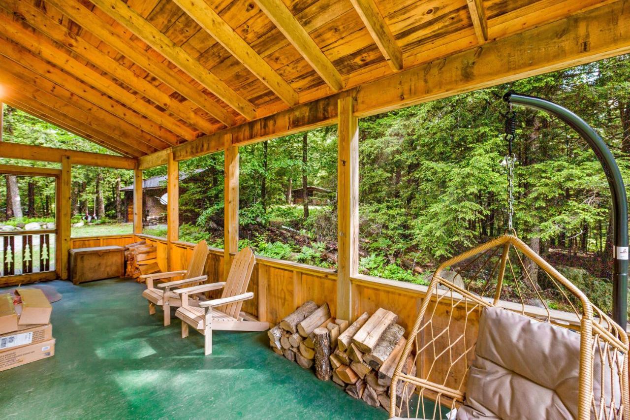 Lost Pond Cabin Schroon Lake Bagian luar foto